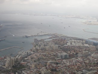 Magellan from the Top of the Rock, Gibraltar