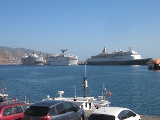 Magellan with Queen Elizabeth and Black Watch in Tenerife