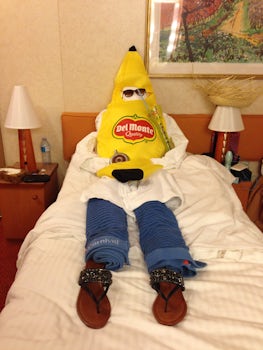 Towel human banana