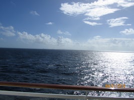 On the sea, from the balcony