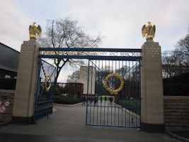 Gates of American Cemetery in Luxembourg