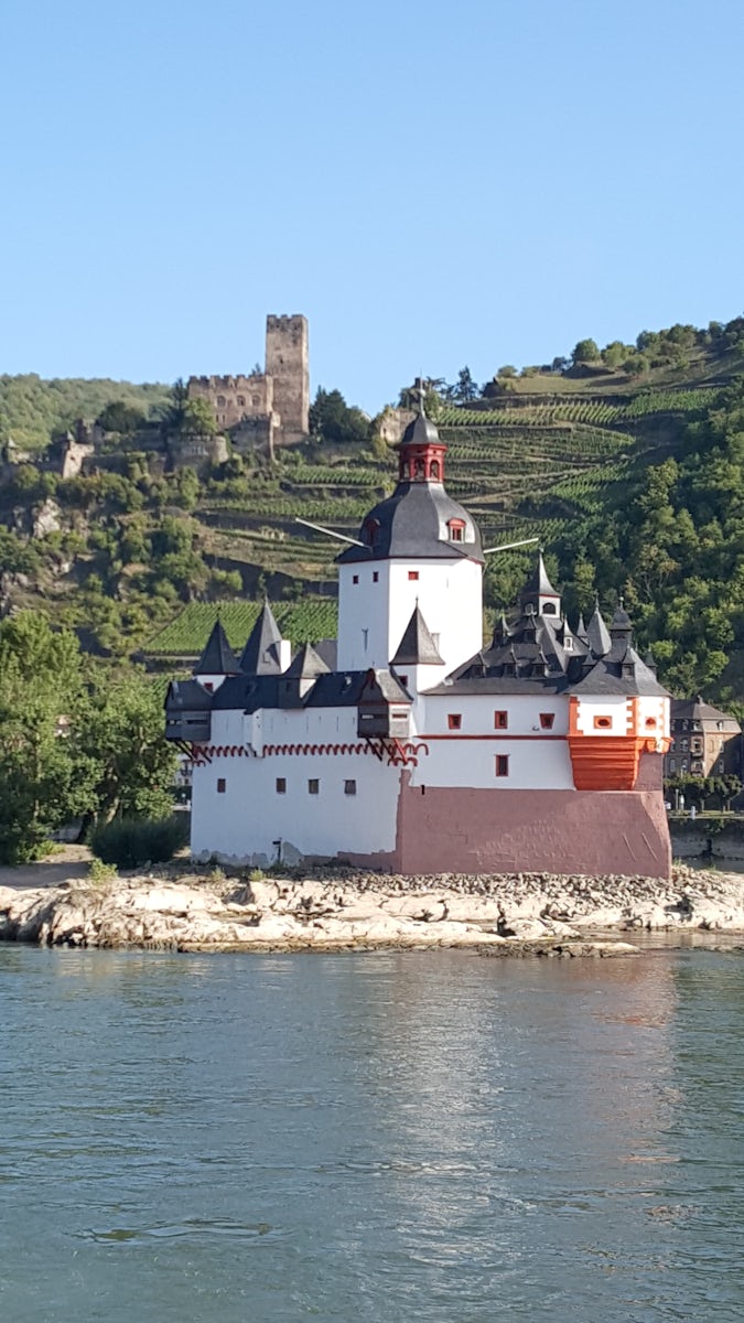 Day of cruising on the most scenic part of the Rhine. Great castles and historic background provided.