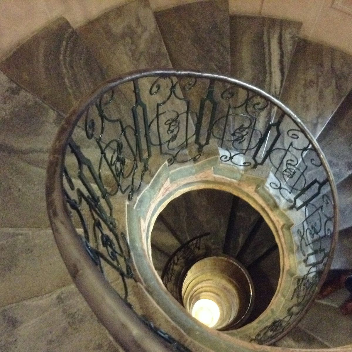 Amazing staircase at Melk Abbey
