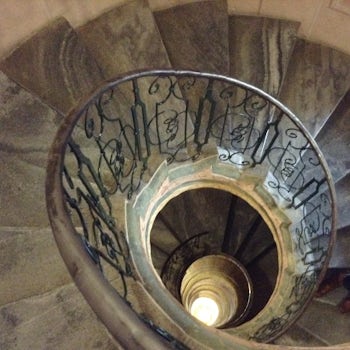 Amazing staircase at Melk Abbey