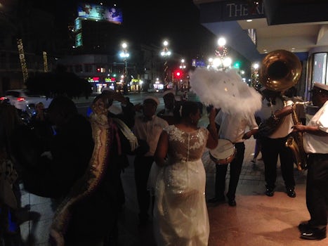 Followed a wedding parade how awesome is that so fun