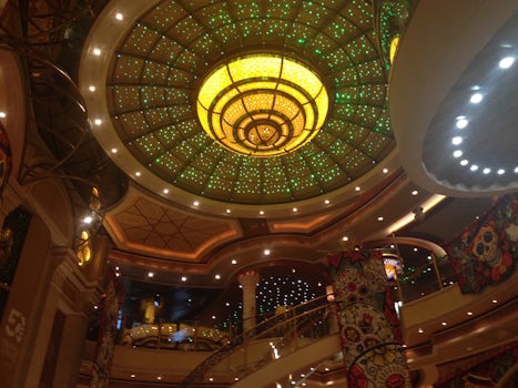 The ceiling feature.