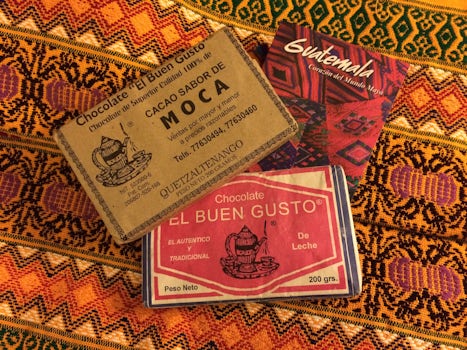 Guatemalan chocolate (cacao was discovered in Central America by Spanish explorers)