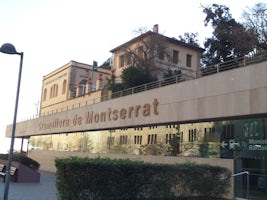 Montserrat Abbey outside Barcelona.