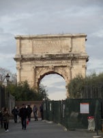 Arch located at Rome, Italy.
