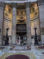 Inside the Pantheon, Rome, Italy.