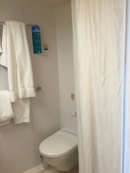 Cabin 6028 bathroom area