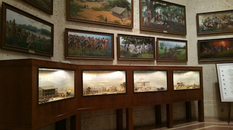 San Jacinto Battlegrounds and Museum, Houston excursion.