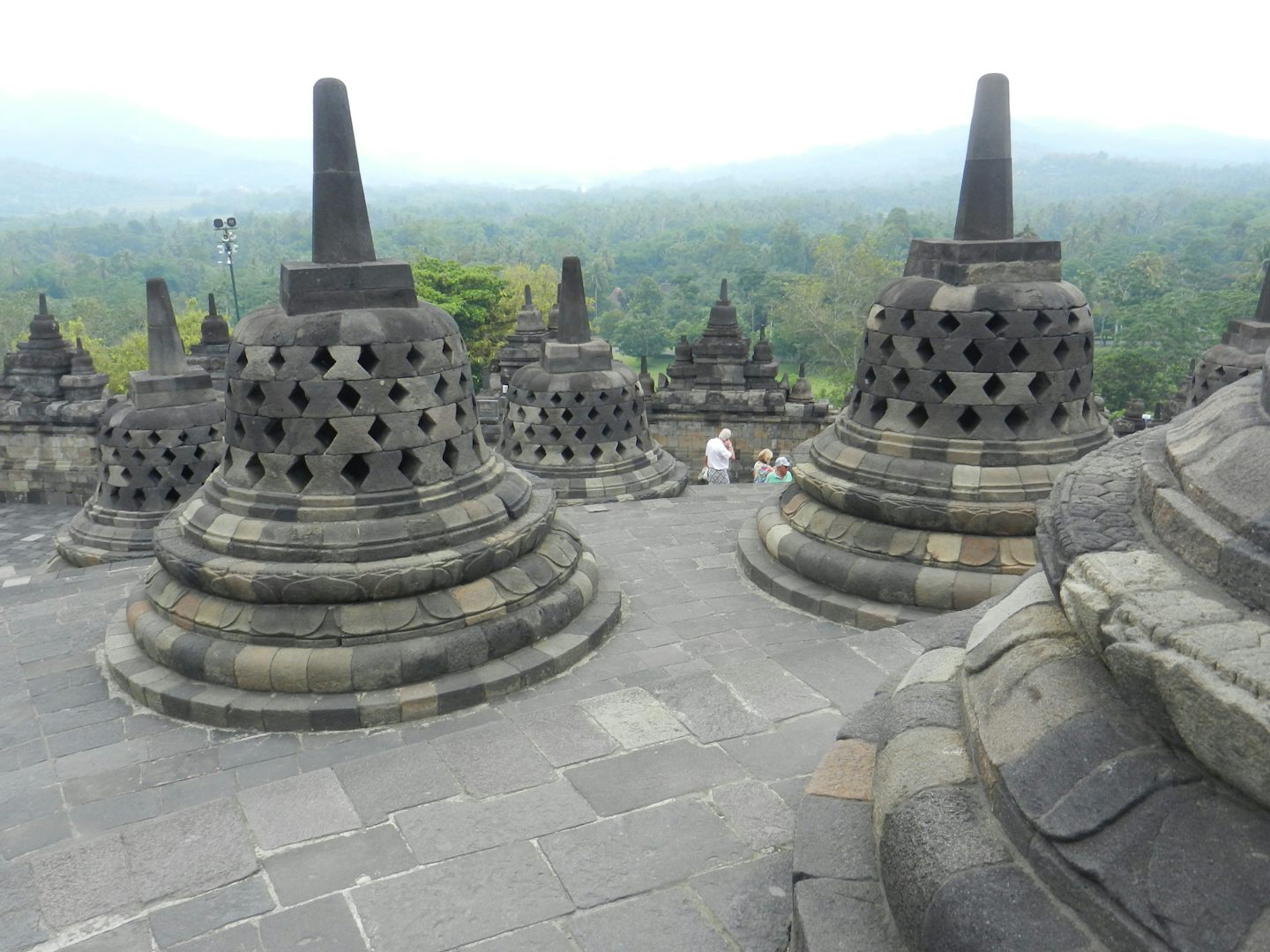 Borobudur Unesco Site, Semarang, Indonesia. Smaller than was expected
