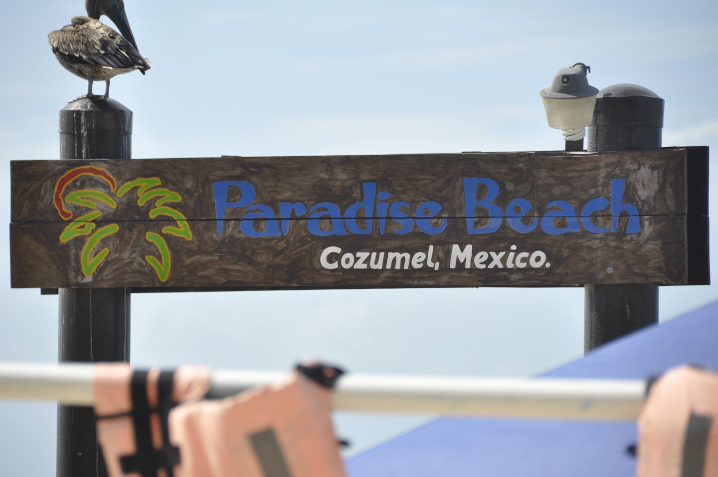 In Cozumel, we did our own excursion to Paradise Beach Resort.  They have a pool and beach front that you can use for a $3 cost.  This cost gets you a beach chair as well.  You must spend a minimum of $10 on food and drinks while you are there