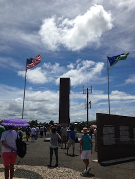 US Guadalcanal memorial on Honiara