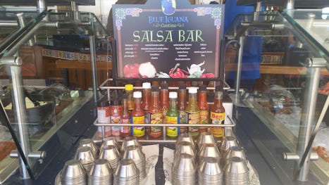 Salsa Bar ... yes, it is awesome.
