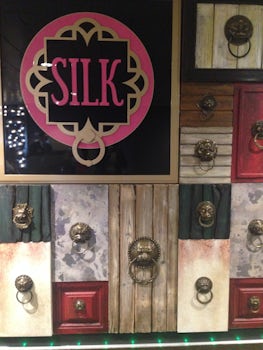 Sorry, couldn't turn it around!  This is the beautiful entrance to SILK!