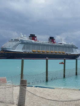 The dream in dock at Castaway Cay