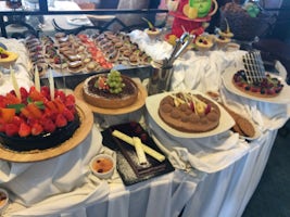 Elaborate dessert buffet, a norm on Nautica