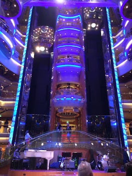 The Centrum from deck 4 on Vision of the Seas