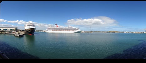 View from balcony at port canaveral