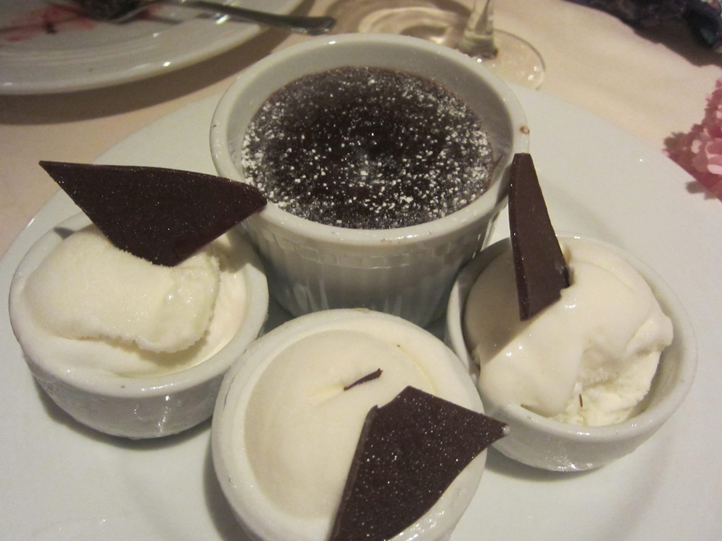 Famous dessert - Chocolate Lava cake and ice cream
Yes, it is as good as they say ;)