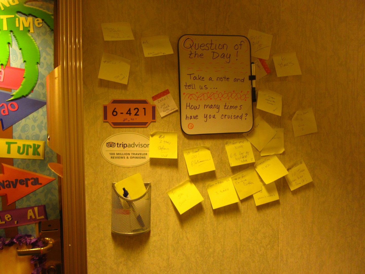 Our Door - Question of the day
We make our own fun ;)