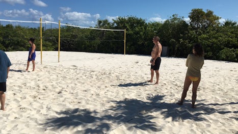 Volleyball on Half Moon Cay
