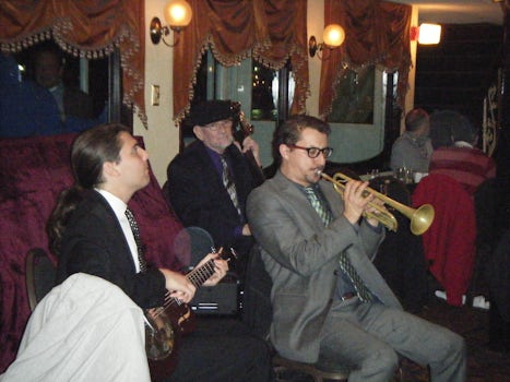 On the creole queen, a Mississippi cruise boat. This was the band