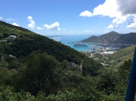Tortola, ship in view
