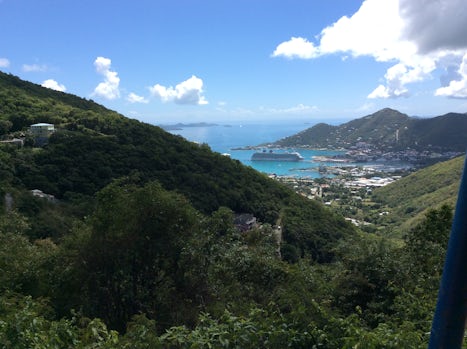 Tortola, ship in view