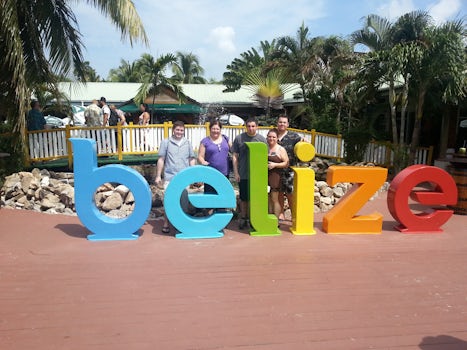 Belize.. shopping area near the port. Nice clean area