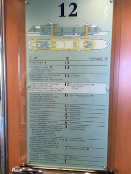 Map of the ship