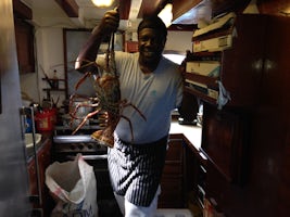 Lenny and a lobster