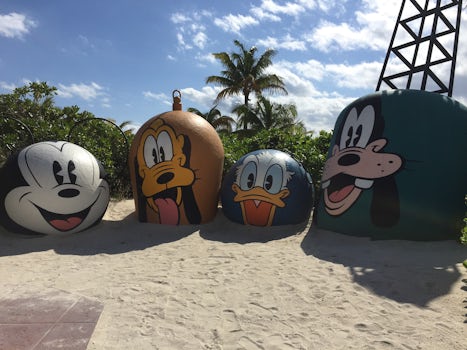 Castaway Cay..lots of cool Disney touches on the island like this..
