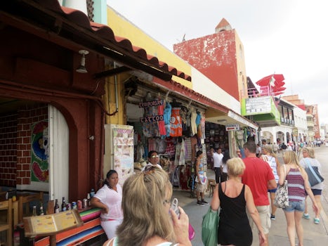 Marketplace in Cozumel.