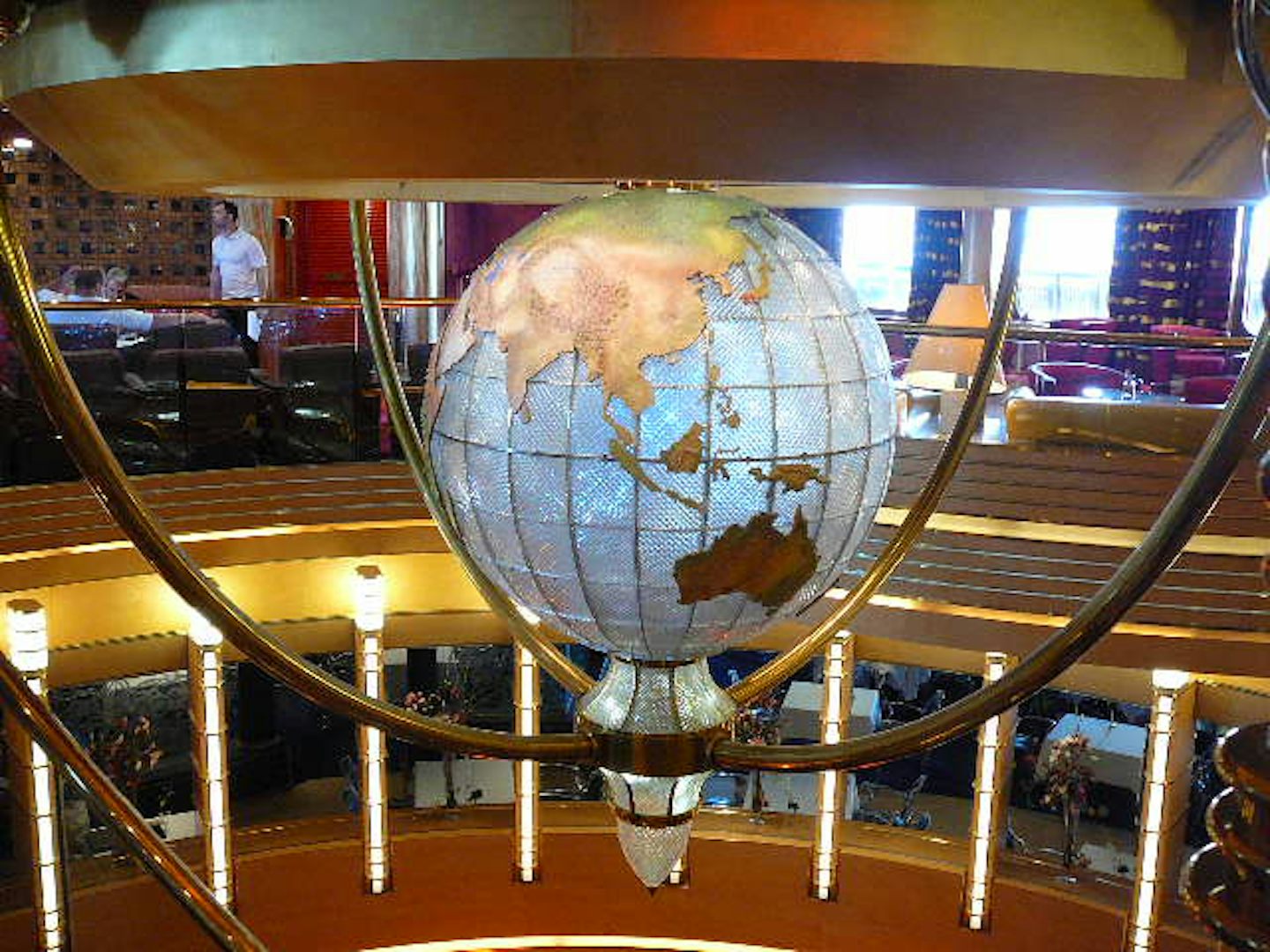 Waterford crystal globe @ Ocean's Bar