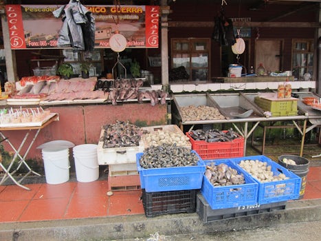 Fish market in Puerto Montt