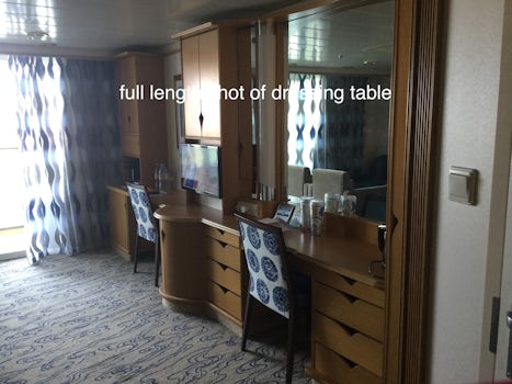 Cupboard space in suite