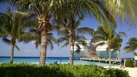 In Grand Turk with our sister ship The Conquest