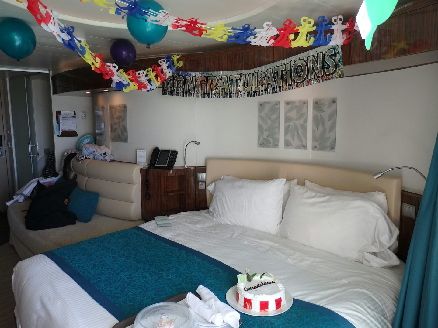 Cabin dressed for my wifes birthday by NCL