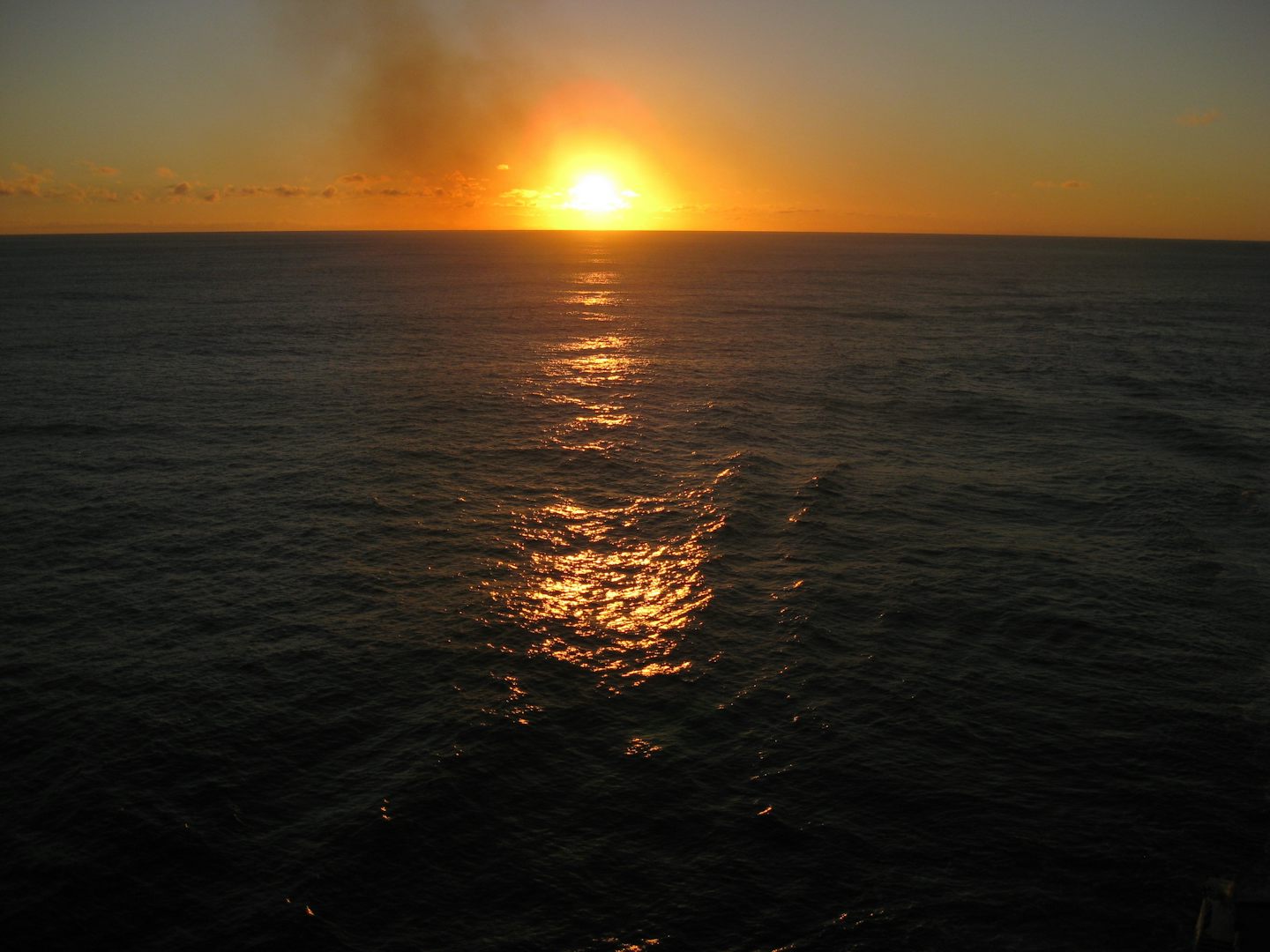 Lovely Sunset leaving Wellington