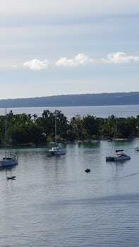 View from our balcony Port Vila Vanuatu.