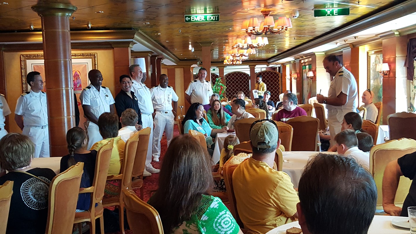 Cruise Critic get together with Senior Officers!