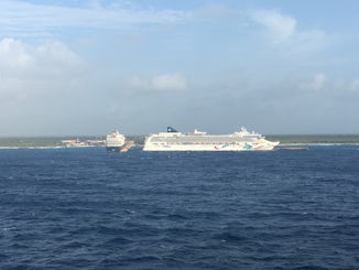 We went over the Costa Maya port like 3 times and the captain could' t deck but two differents ship could  Unbelievable...