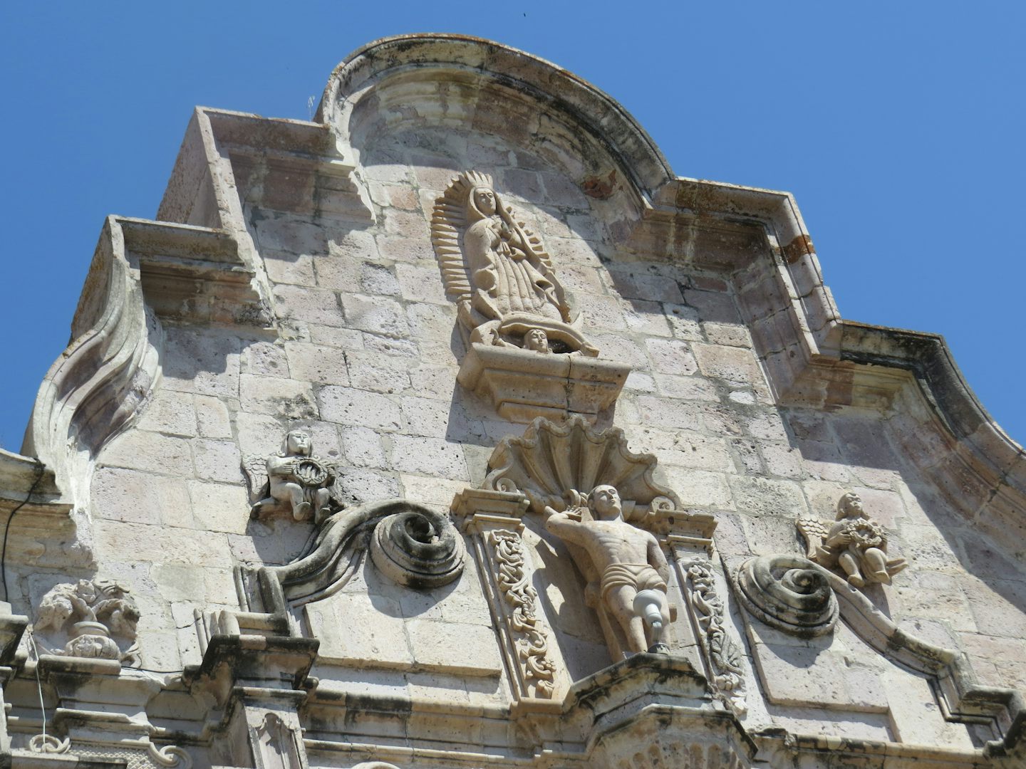 Old Church detail in Cobala,  Mazatlan.