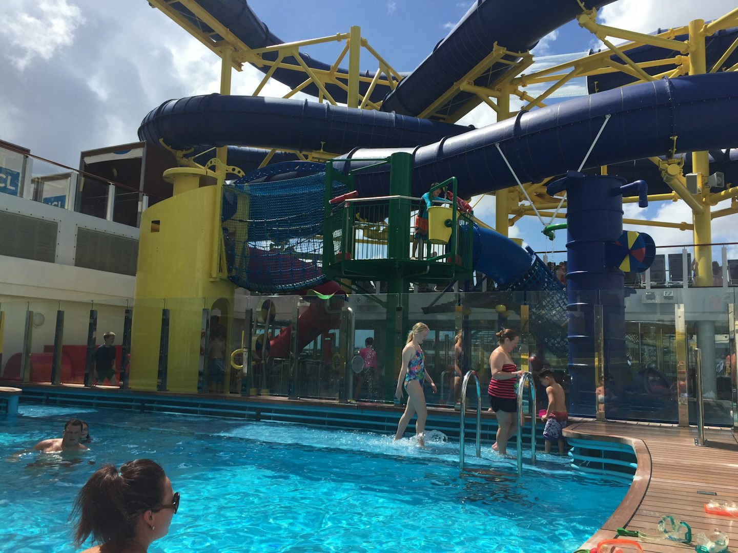 Kids pool and water slide!