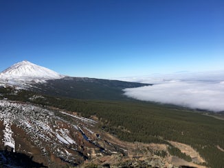View of the vulcano Teide.