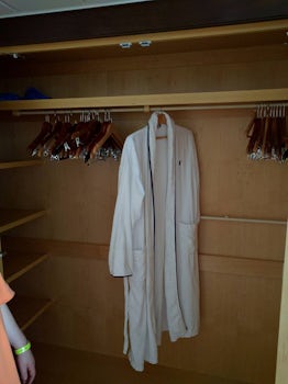 Cabin closet and terry robe
