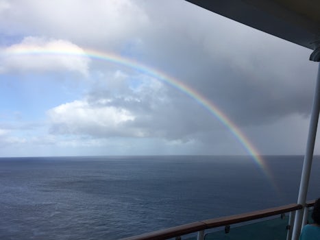 Rainbow off the back deck
